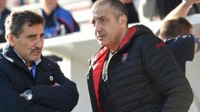 Mourad Boudjellal (à croite) et Mohed Altrad (président de Montpellier)