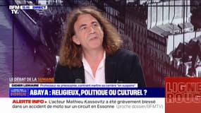 Interdiction de l'abaya à l'école: "Il s'agit ici d'un signe plutôt politique que religieux", affirme Didier Lemaire