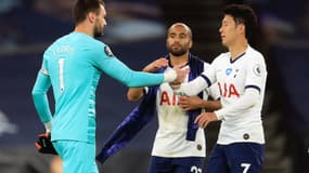 Hugo Lloris et Heung-Min Son