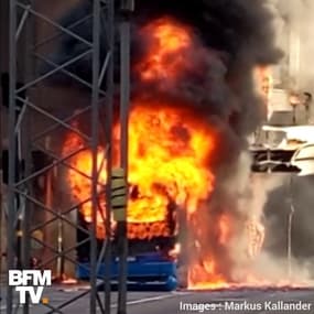 Un bus a explosé en plein centre-ville de Stockholm dimanche