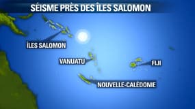Les îles Salomon dans l'océan Pacifique