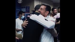Les retrouvailles entre Messi et Icardi à l'entraînement du PSG