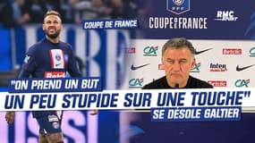 OM 2-1 PSG : "On prend un but un peu stupide sur une touche", se désole Galtier après la perte de balle de Neymar