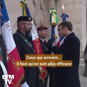 "Quand mettrez-vous les sans-papiers hors de chez nous ?" Un ancien combattant interroge sans détour Emmanuel Macron