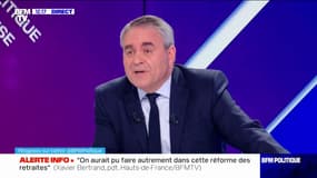 Xavier Bertrand: "Les Républicains ne sont pas solubles dans Renaissance"