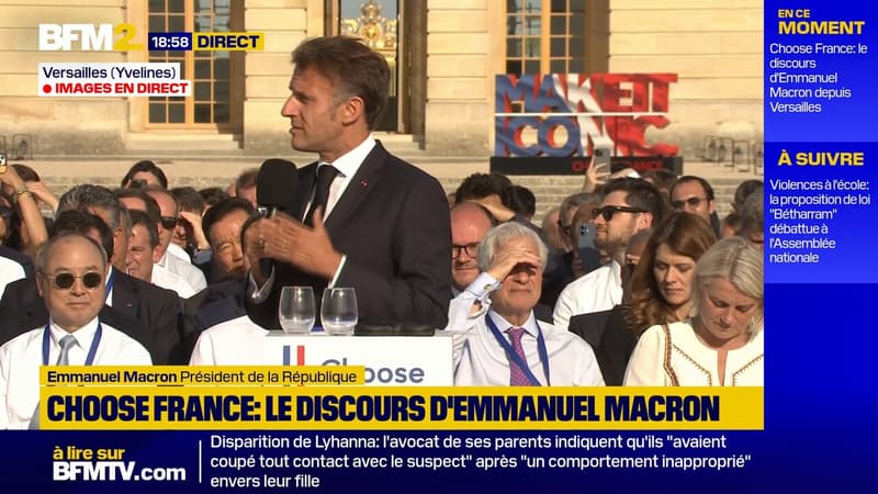"C'est le fruit des réformes": Emmanuel Macron se félicite des investissements annoncés lors de la 9ème édition de Choose France