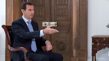 Photo diffusée par l'agence Sana le 3 novembre 2016, montrant le président Bachar al-Assad.