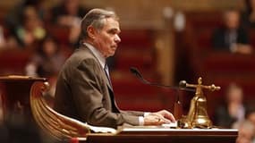 Le président de l'Assemblée nationale, Bernard Accoyer (UMP), refuse de remettre à la justice les documents parlementaires relatifs à l'attentat anti-français de Karachi au Pakistan en 2002. /Photo d'archives/REUTERS/Benoît Tessier