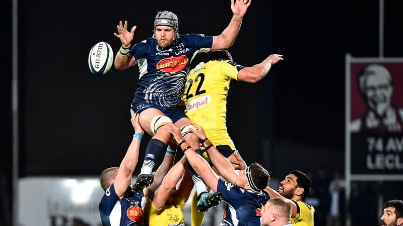 Tom Murday lors de Agen-Clermont