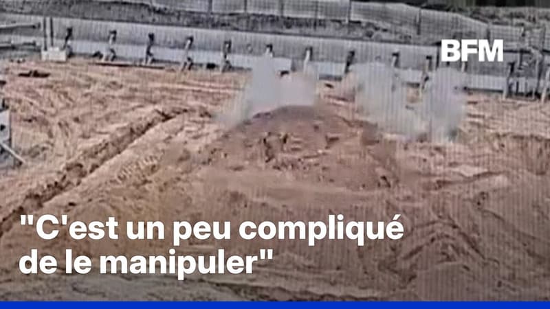 Les images de l'explosion d'une bombe de la Seconde Guerre mondiale à Colombes