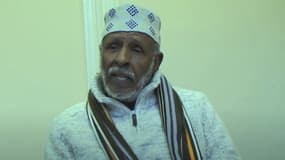 Le poète Mohamed Ibrahim Warsame, connu sous le nom de "Hadraawi" en février 2011.
