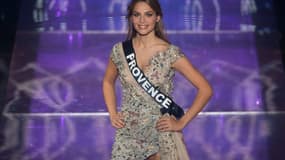 La Miss Provence et première dauphine de miss France,  April Benayoum, le 20 décembre 2020 au Puy du Fou