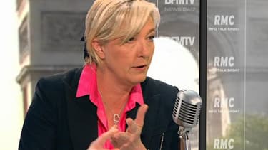 Marine Le Pen était l'invitée de RMC et BFMTV ce lundi matin.