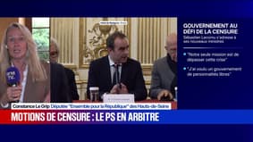 Constance Le Grip, députée "Ensemble pour la République" des Hauts-de-Seine, affirme que son groupe "essayera de travailler à des compromis honnêtes", pour éviter la censure du gouvernement