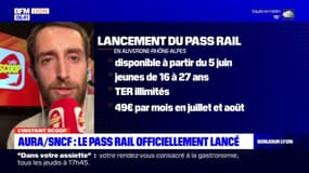 Auvergne-Rhône-Alpes: le pass rail officiellement lancé ce mercredi