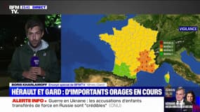 Gard: Nîmes frappée par des pluies diluviennes