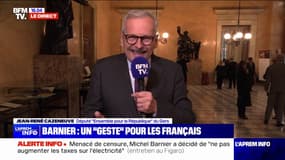 Budget 2025: "On ne négocie pas avec le Rassemblement national et j'espère que ça n'est pas la position du Premier ministre", déclare Jean-René Cazeneuve (Ensemble)