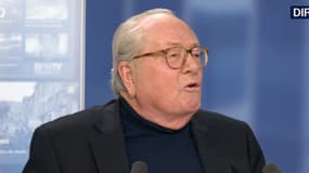Jean-Marie Le Pen sur le plateau de BFMTV, le 17 mars 2015