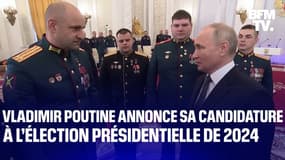 Vladimir Poutine annonce sa candidature à l’élection présidentielle de 2024 en Russie 