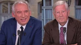 François Bayrou et Alain Duhamel le 3 juillet 2025 sur BFMTV.