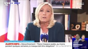 Pour Marine Le Pen, le port du masque en Asie "fait partie des traditions"