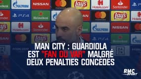 Man City : Guardiola est "fan du VAR" malgré deux penalties concédés