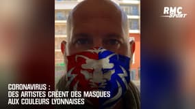 Coronavirus : Des artistes créent des masques aux couleurs lyonnaises