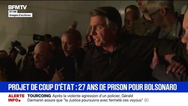 Brésil: Jair Bolsonaro condamné à 27 ans de prison pour tentative de coup d'État