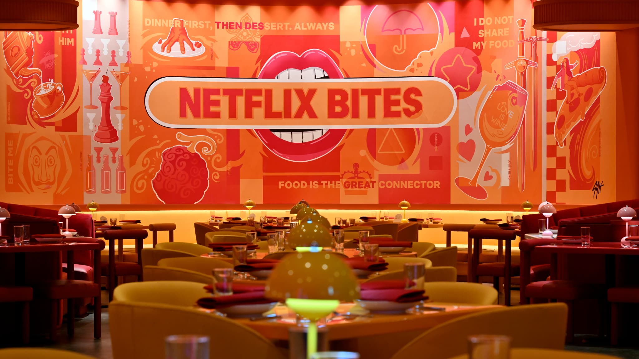 Le restaurant Netflix Bites a ouvert au sein du casino MGM Grand, à Las Vegas.