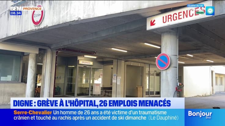 Une grève à l'hôpital de Digne pour dire non à la suppression d'emplois