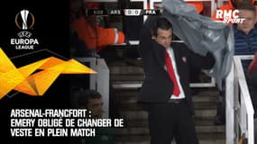 Arsenal-Francfort : Emery obligé de changer de veste en plein match
