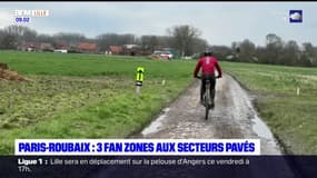 Paris-Roubaix: trois fanzones aux secteurs pavés
