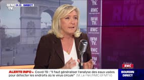 Marine Le Pen est favorable à des confinements localisés 
