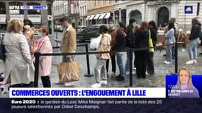 Lille: les commerces pris d'assaut à leur réouverture