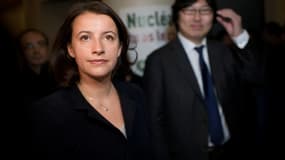 Cécile Duflot et Jean-Vincent Placé en novembre 2011au conseil fédéral d'EELV.