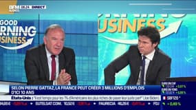 Pierre Gattaz (Président de Business Europe): Pour atteindre le plein emploi en France, "il faut un cap transpartisan, de la croissance, de la compétitivité, la compétence avec l'apprentissage et la confiance"