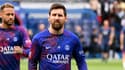 Lionel Messi lors d'un échauffement du PSG en L1, le 29 octobre 2022