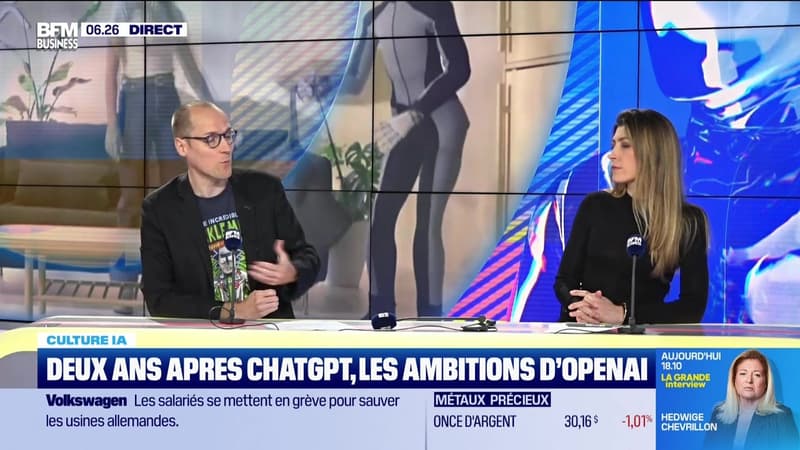 Culture IA : Deux ans après ChatGPT, les ambitions d'OpenAI, par Anthony Morel - 02/12