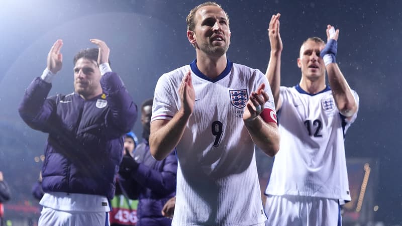 Harry Kane avec l'Angleterre le 14 octobre 2025