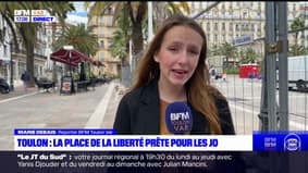 Toulon: la place de la Liberté se prépare à accueillir la flamme olympique