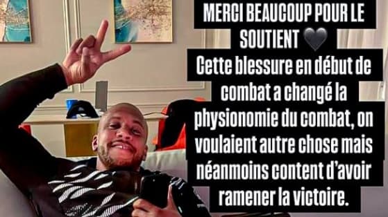 Le message de Ciryl Gane après sa victoire contre Volkov