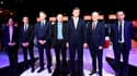 Les sept concurrents à la primaire élargie du PS pour la présidentielle, le 15 janvier 2017 à Paris