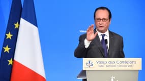 François Hollande à Tulle, le 7 janvier. 