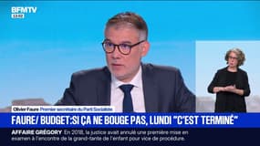 "S'il n'y a pas d'évolution d'ici lundi, c'est terminé": Olivier Faure lance, sur BFMTV, un nouvel ultimatum au gouvernement, à propos du budget 2026