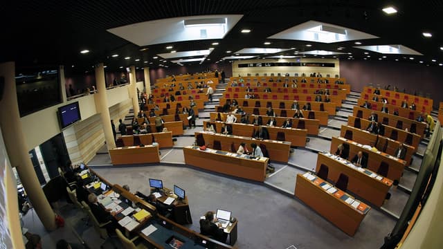 l'Hémicylcle du Conseil régional d'Ile-de-France