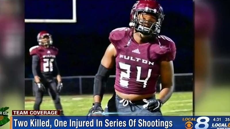 Zaevion Dobson, jeune espoir du football américain a été tué lors d'un présumé règlements de comptes entre gangs rivaux.
