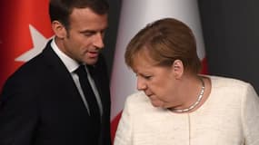 Emmanuel Macron et Angela Merkel le 27 octobre dernier lors du sommet quadripartite sur la Syrie.