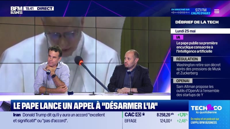 Le Pape lance un appel à "desarmer l'IA" - 25/05