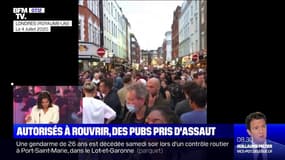 Planète Ashley - Les pubs pris d'assaut à Londres pour leur réouverture