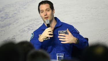 Thomas Pesquet à son retour sur Terre, le 06 juin dernier en Allemagne.